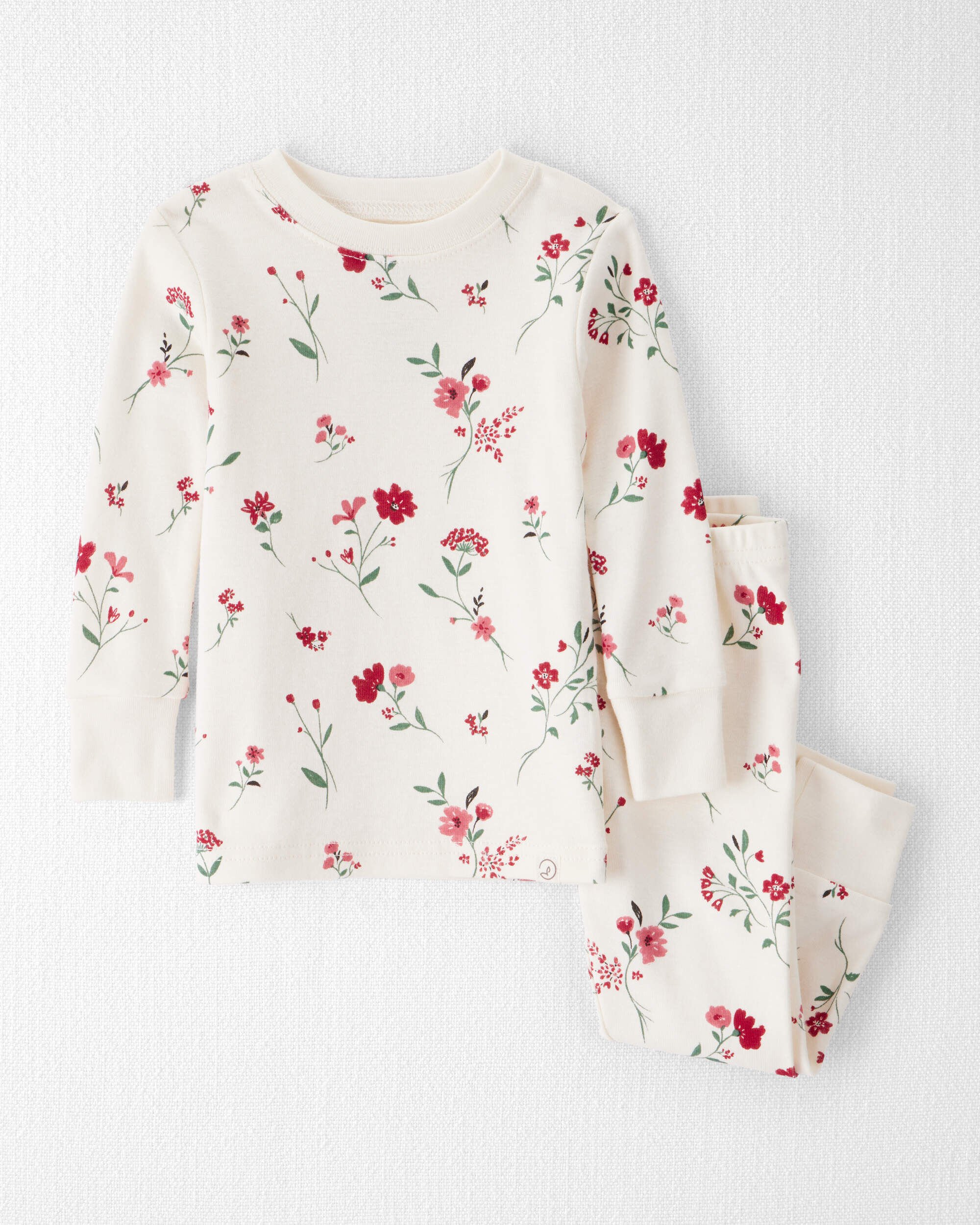 Baby Organic Cotton Pajamas Rosethorn Hollow Print
