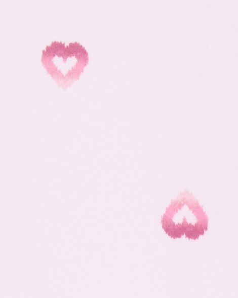  Product image 3 of Toddler 1-Piece Heart-Print Long-Sleeve Rashguard Swimsuit - Pink