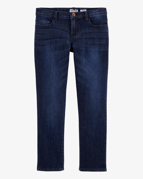 Kid Dark Wash Plus-Fit Skinny-Leg Jeans