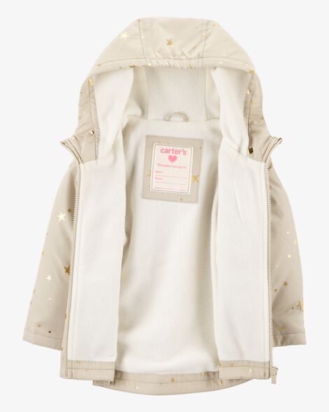 Product image 2 of Toddler Star Foil Mid-Weight Fleece-Lined Jacket