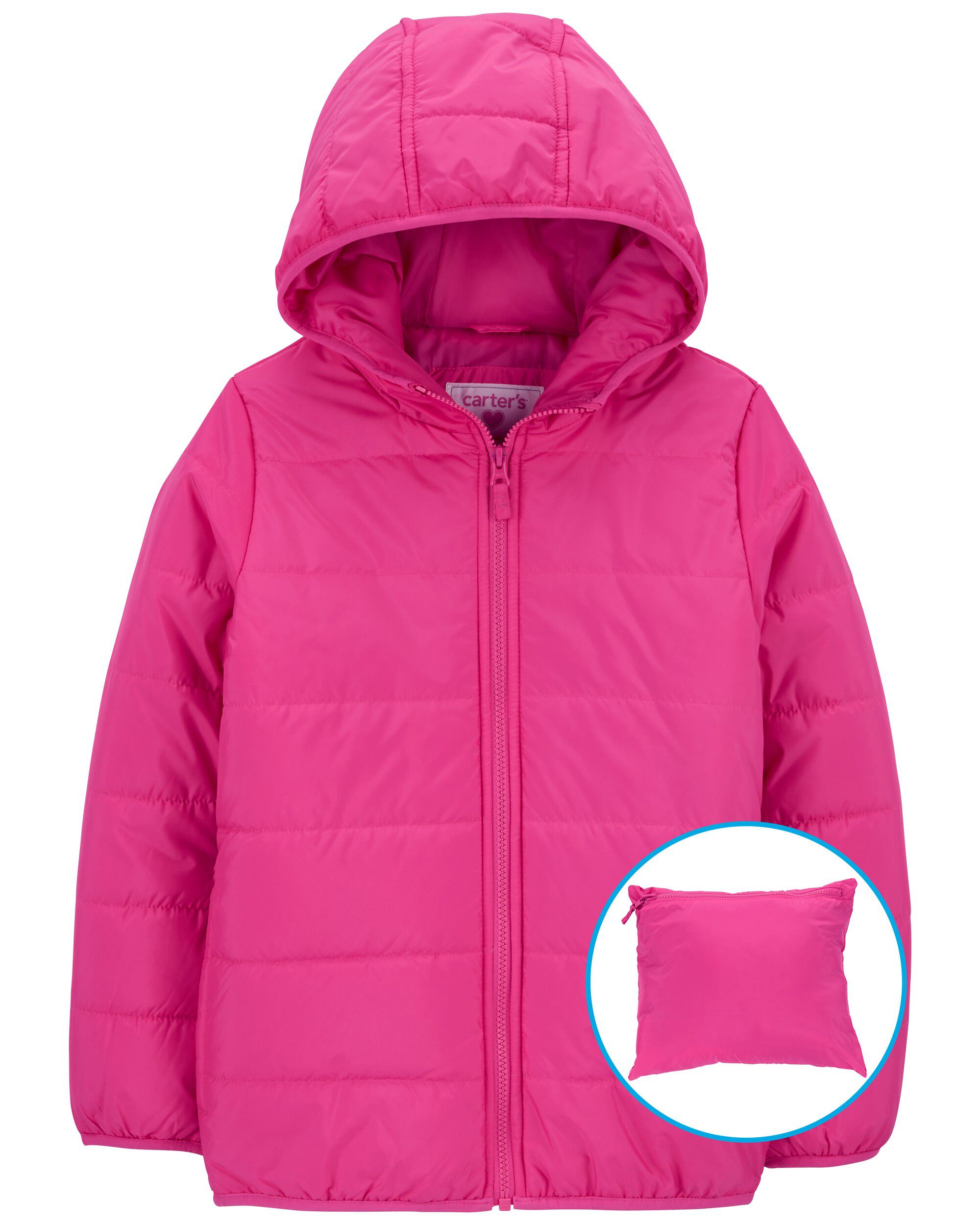 Kid Packable Puffer Jacket Carter s Carter s