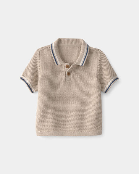 Baby Boy Polo Shirt - Brown