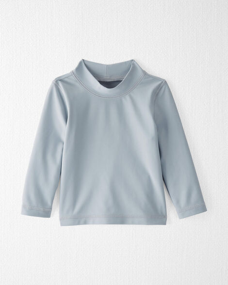 BLUE SWIM LONG-SLEEVE T-SHIRT, BABY GIRL BLUE SWIM LONG-SLEEVE T-SHIRT, BABY GIRL