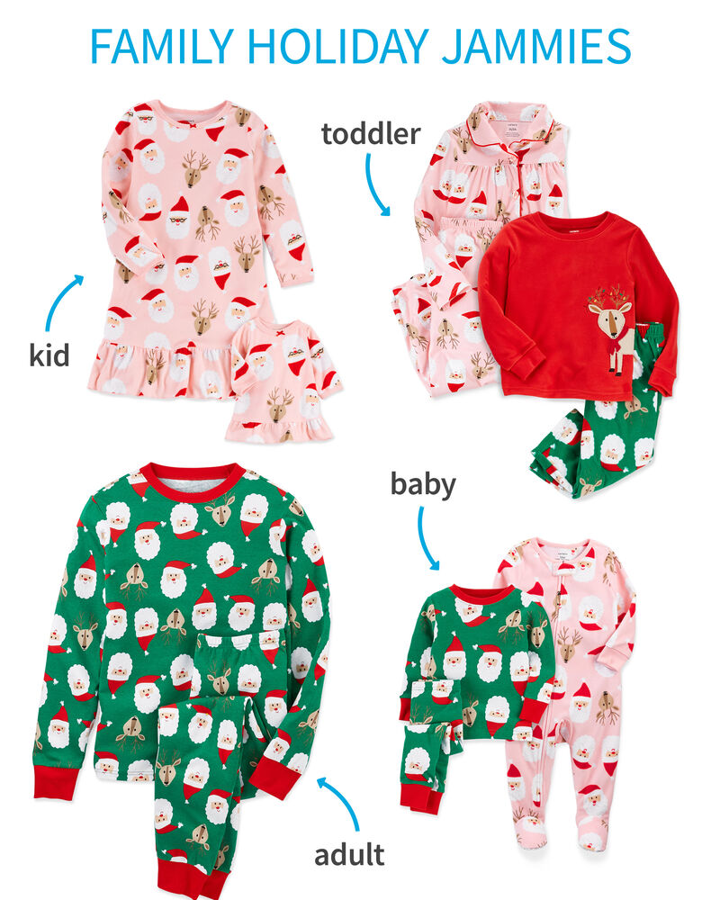 Family Matching Holiday Santa Pjs Carters Com