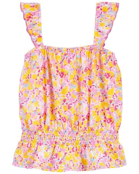Product image 1 of Kid Floral Print Ruffle Tank
