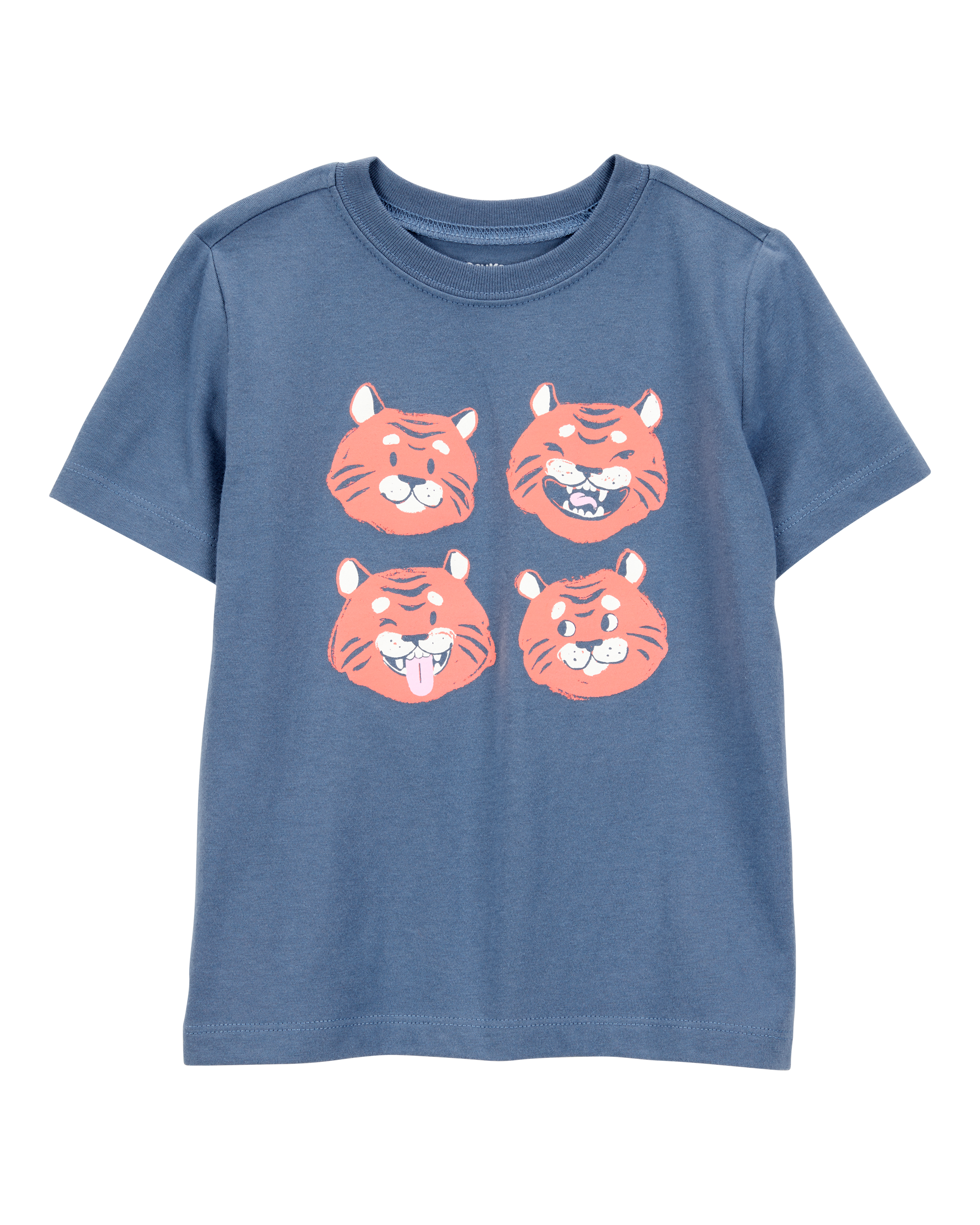Toddler Tiger Short-Sleeve Graphic Tee - Blue