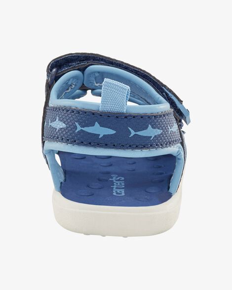  Product image 3 of Every Step® First Walker Shark Sandals - Blue