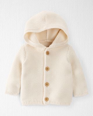 Product image 1 of Baby Organic Signature Stitch Cardigan