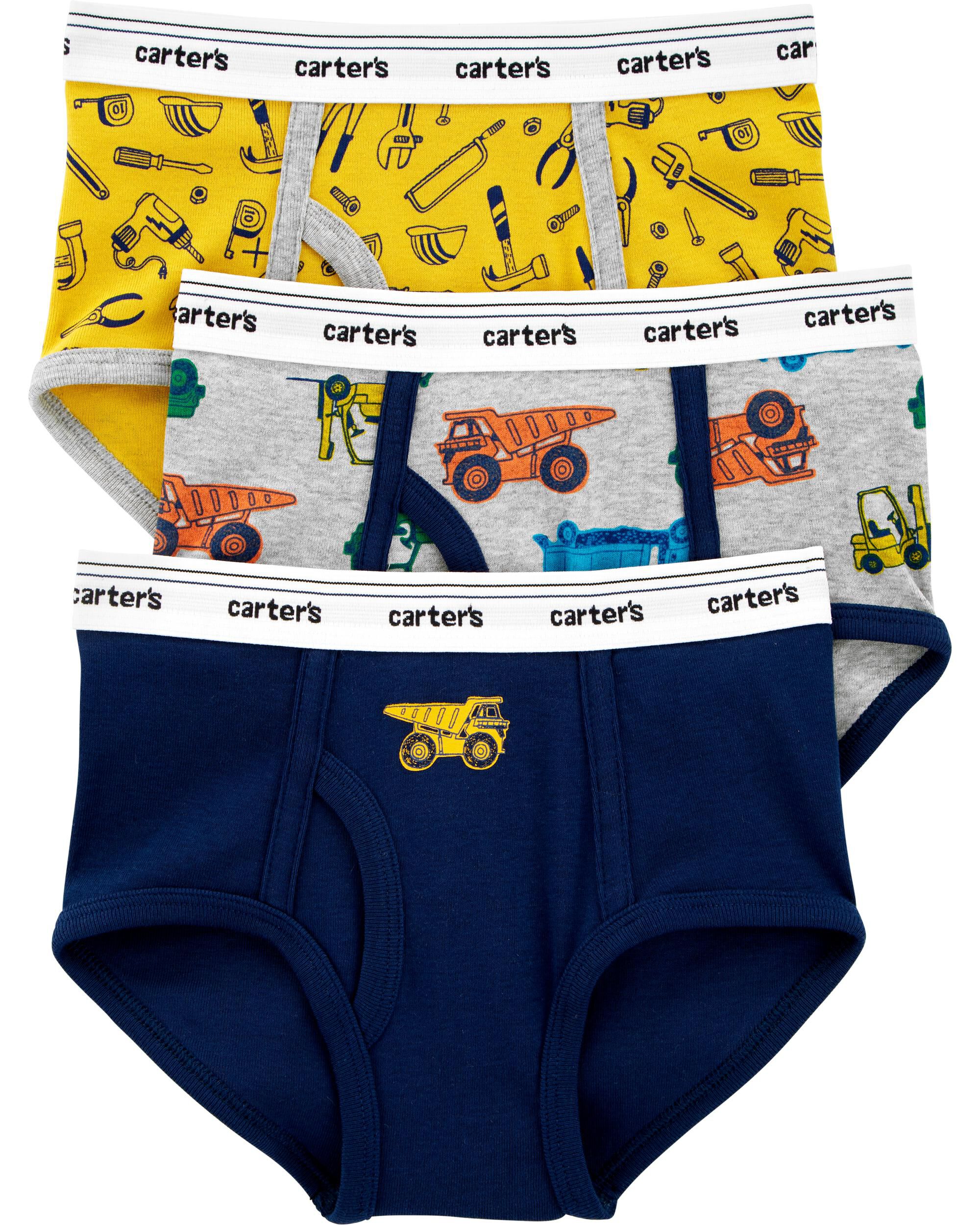3 Pack Cotton Blend Briefs Underwear Carter s Carter s