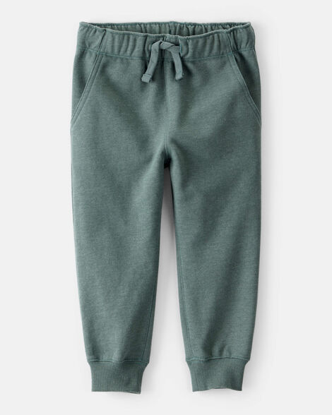 Product image 1 of Toddler Boy Solid Fleece Cotton Jogger - Green