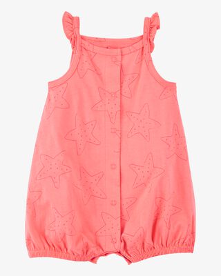 Product image 1 of Baby Starfish Snap-Up Cotton Romper