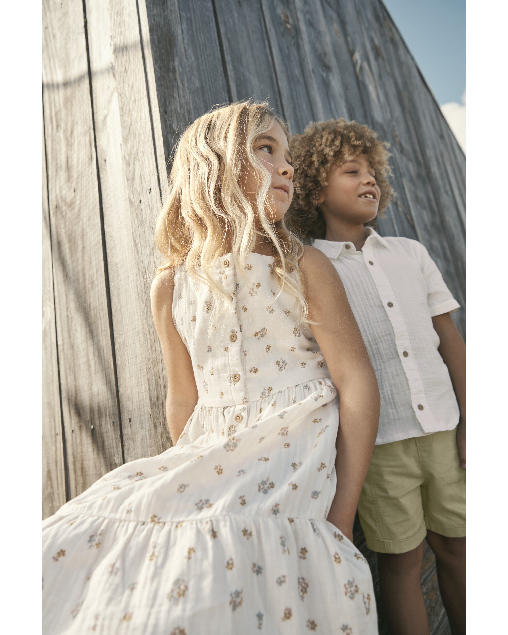 Kid Organic Cotton Floral Print Gauze Dress - Little Planet | Carter's