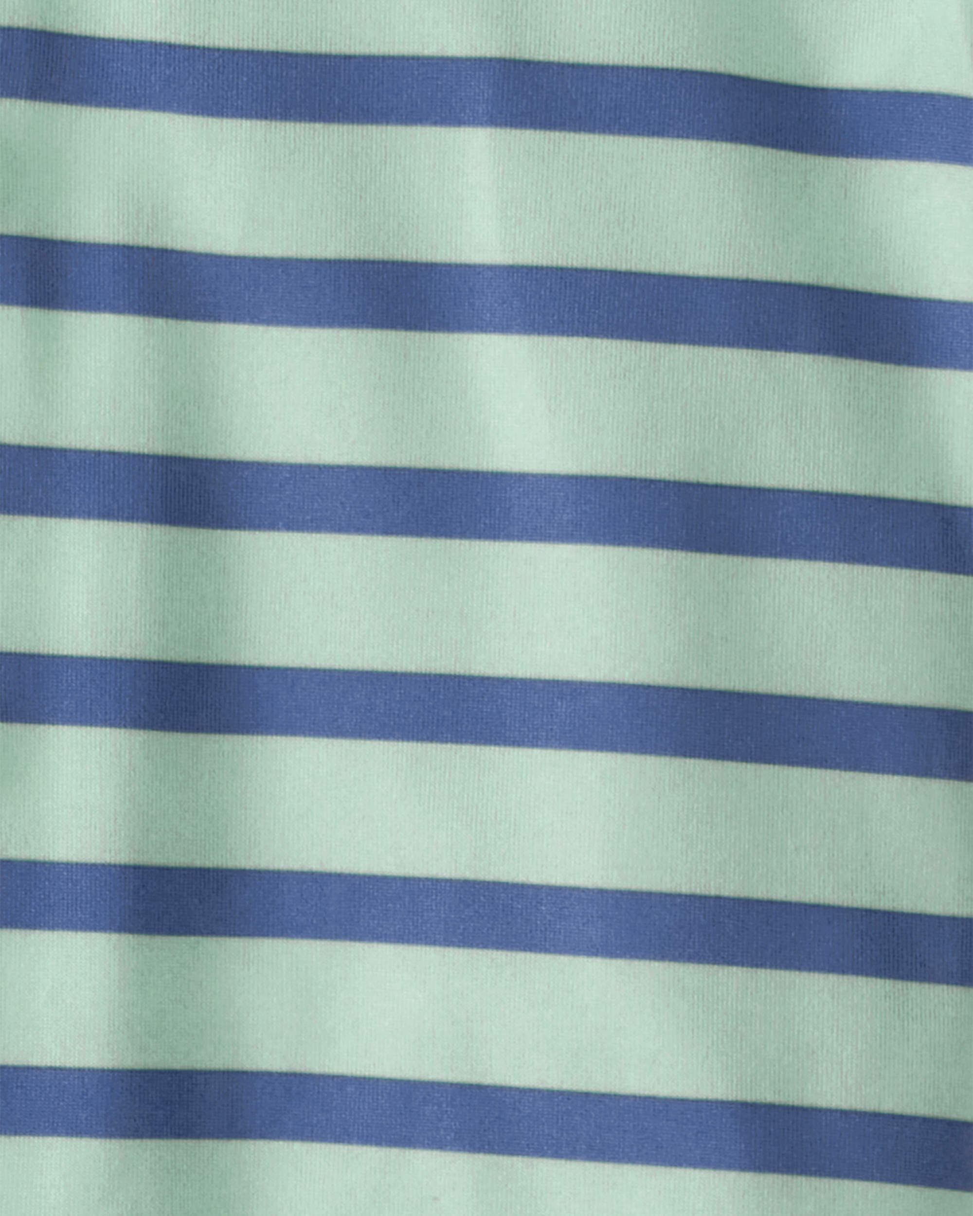Toddler Boy 2-Piece Striped Loose Fit Coat-Style Pajamas - Blue