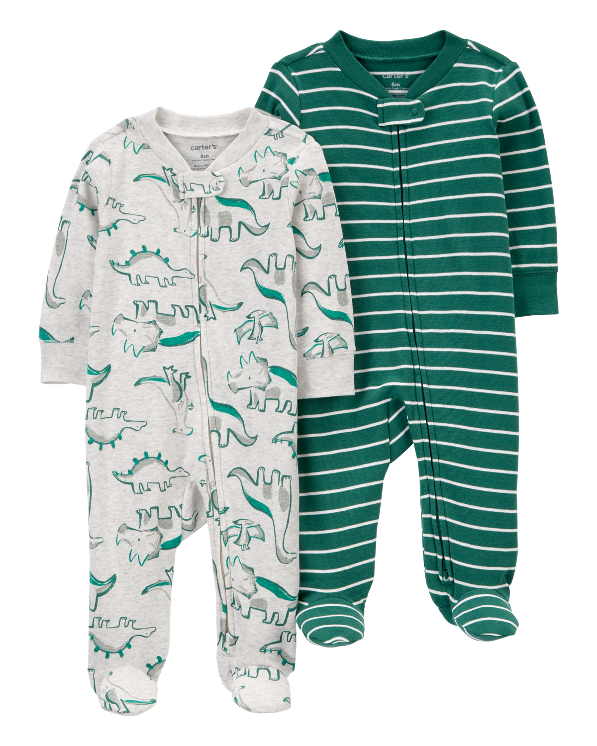 Baby 2-Pack 2-Way Zip Sleep & Play Pajamas - Carter's | Carter's