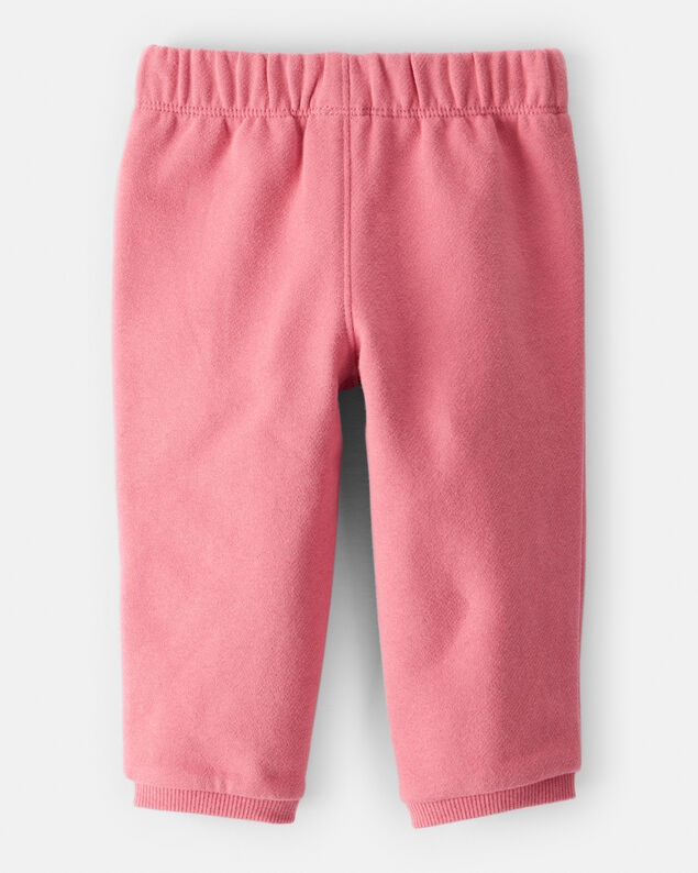 Product image 2 of Baby Girl Cotton Pull-On Pants - Pink