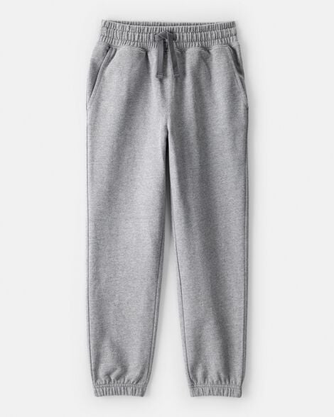 Boys DayDream Fleece Active Drawstring Jogger - Grey