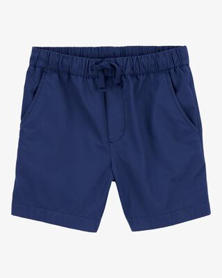 Product image 1 of Kid Pull-On Poplin Shorts - Navy