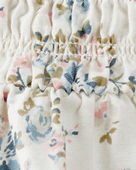  Product image 4 of Baby Floral-Print Linen Bubble Made with Organic Cotton