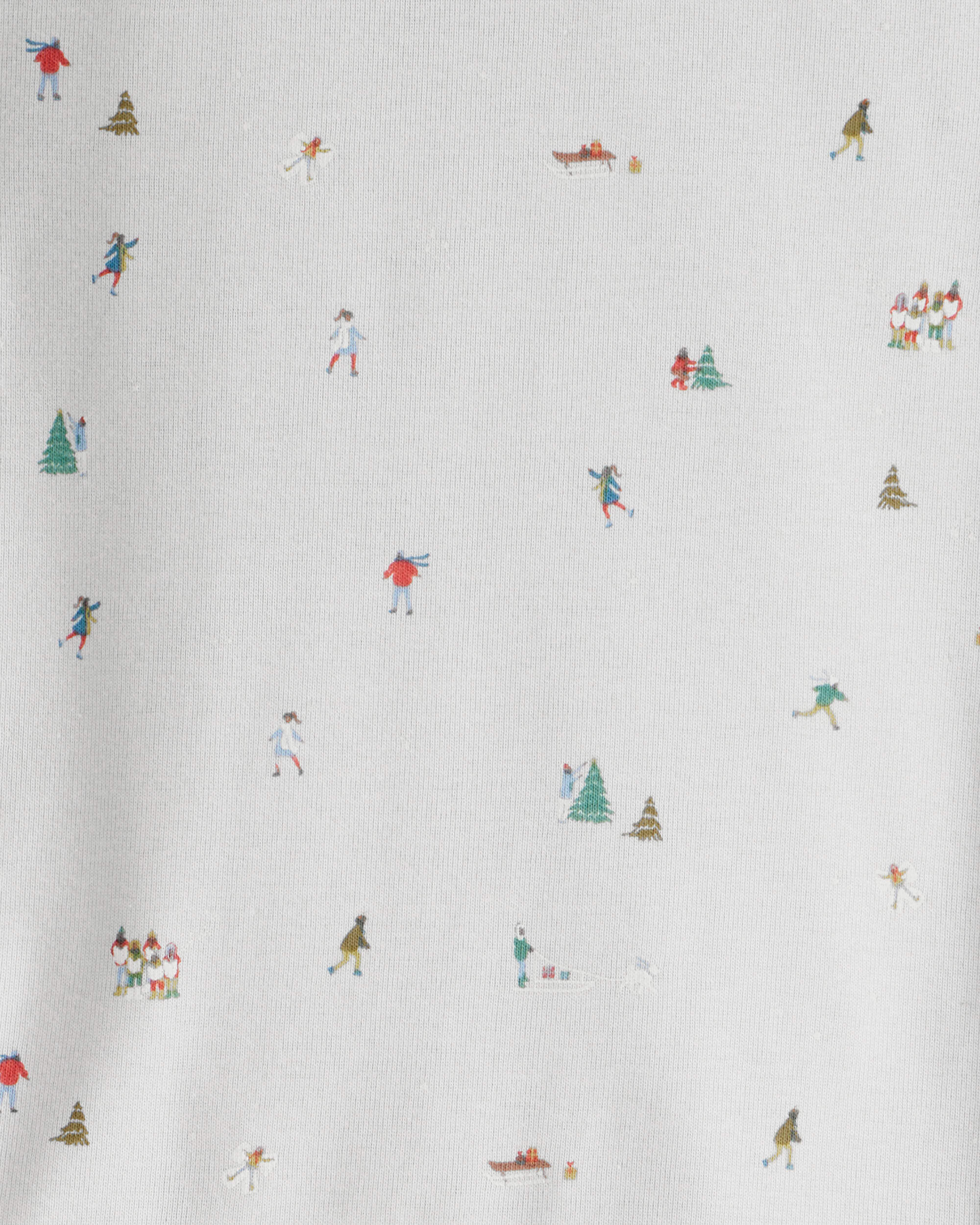 Toddler Organic Cotton Pajamas Frosted Trail Print