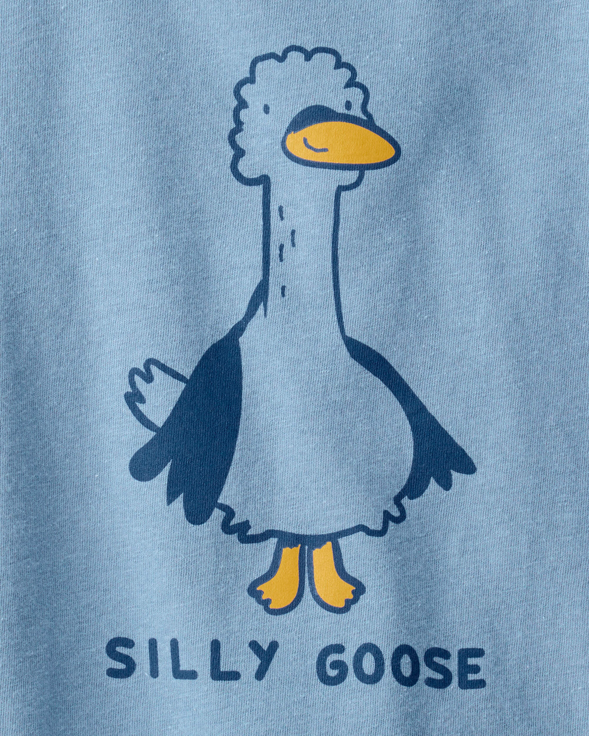 Toddler Boy Silly Goose Short-Sleeve Graphic Tee - Blue