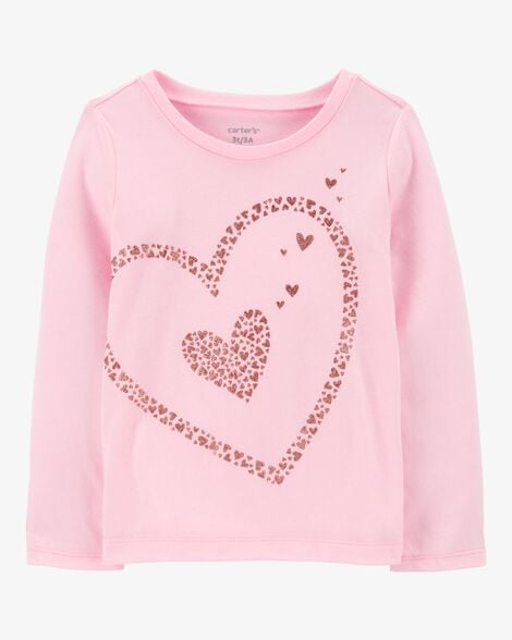 Product image 1 of Toddler Heart Long-Sleeve Graphic Tee
