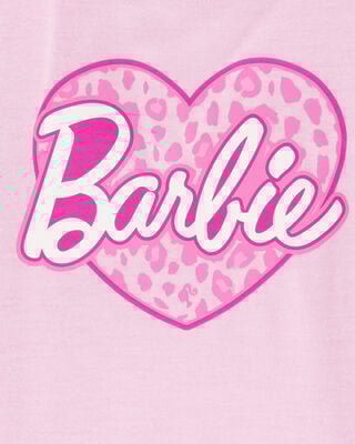 Product image 2 of Kid Barbie Loose-Fit 2-Piece Pajamas - Pink