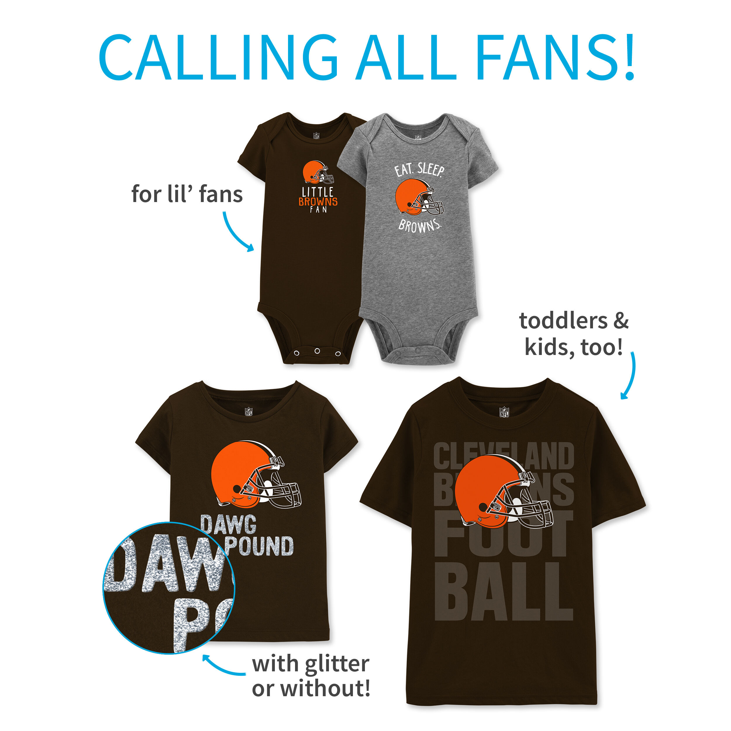 Kid Browns NFL Cleveland Browns Tee 