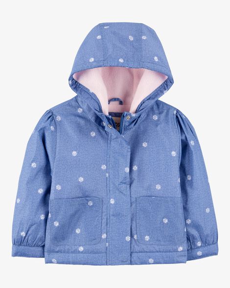  Product image 1 of Toddler Daisy-Print Chambray Jacket - Blue