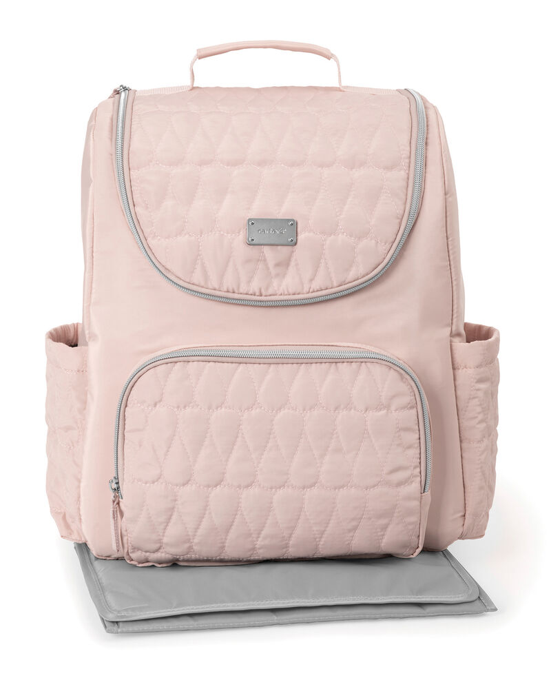 carters ready to go diaper backpack soft rose carters com