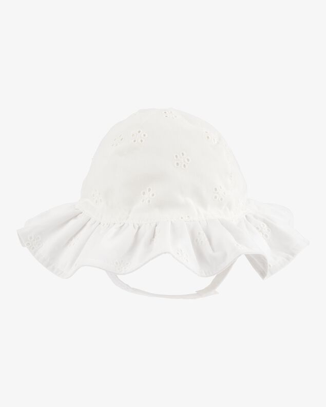 Product image 1 of Baby Eyelet Sun Hat - Cream