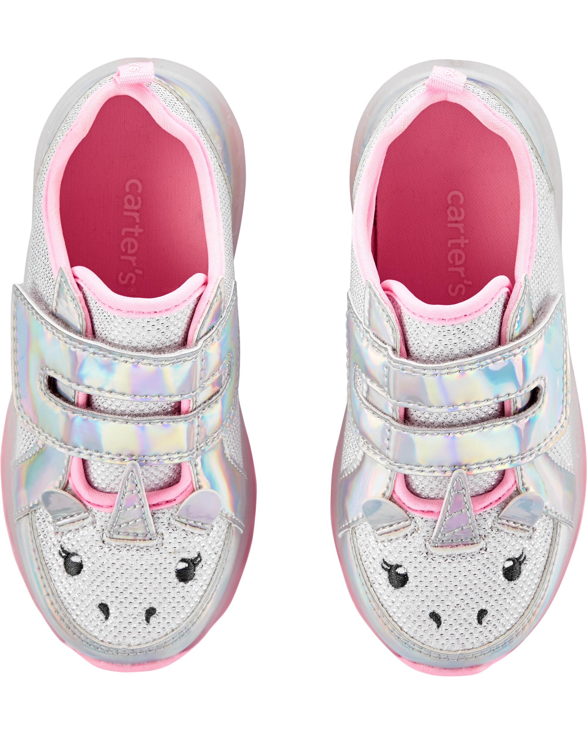 carter's unicorn light up sandals