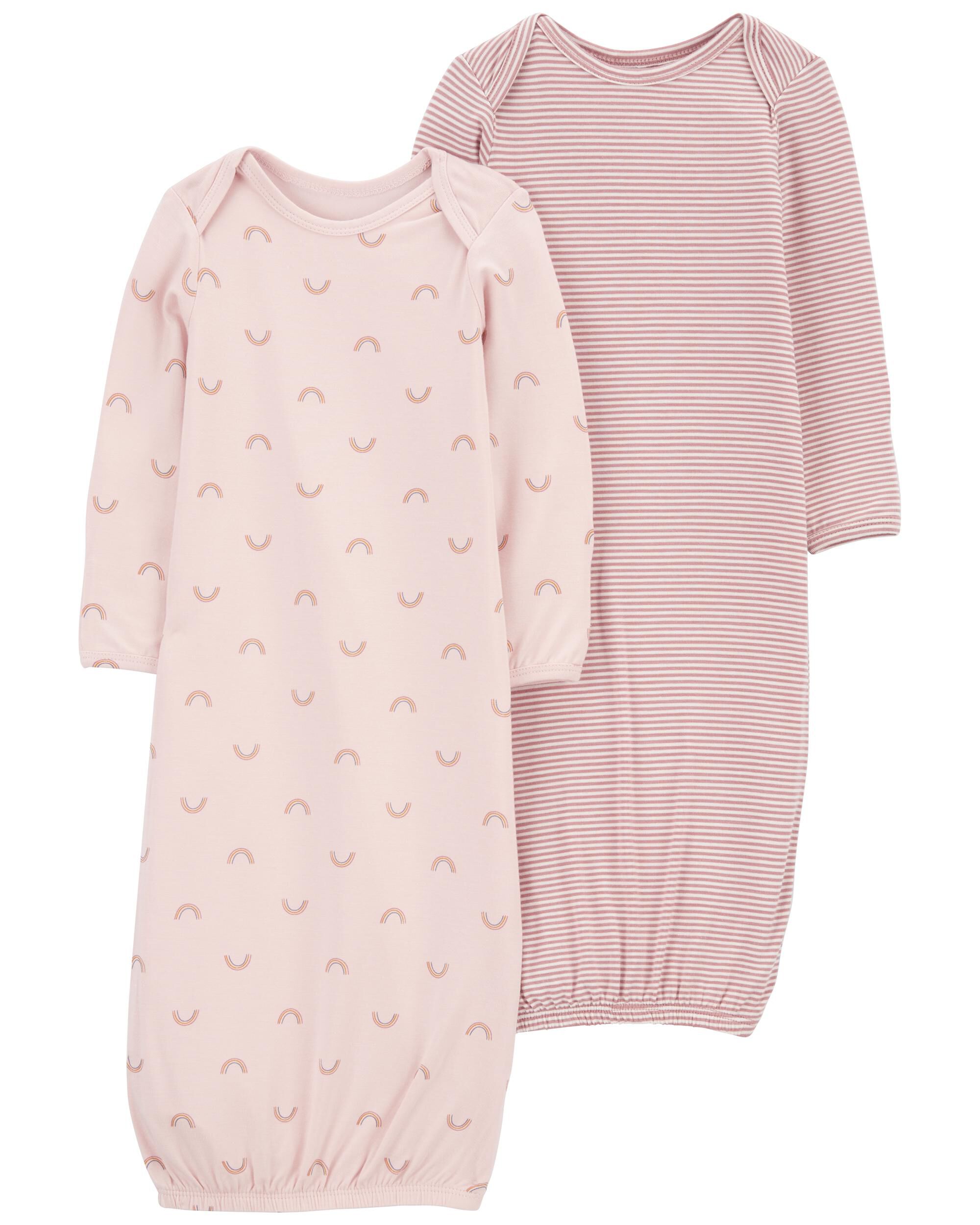 Baby girl sleeper gowns top