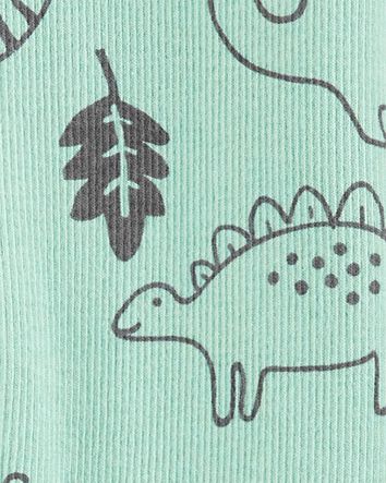 Carters Dinosaur 2-Way Zip Stretch Sleep /& Play Green Preemie