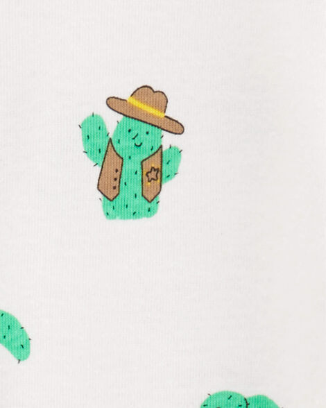 Product image 2 of Baby 1-Piece Cactus 100% Snug Fit Cotton Footless Pajamas