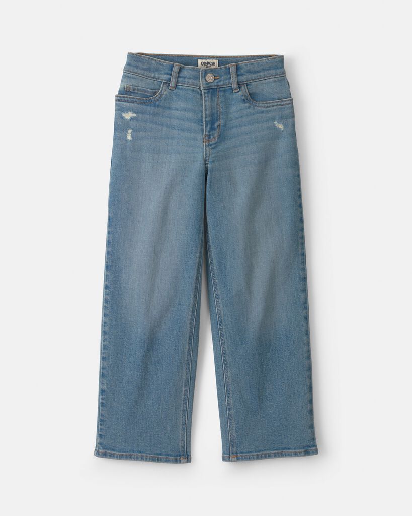 OshKosh B'gosh Girls Denim Straight Jeans - Light Wash 10 Light Wash