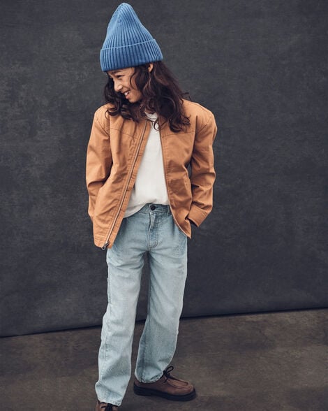 Boys Carpenter Fashion Pants - Brown
