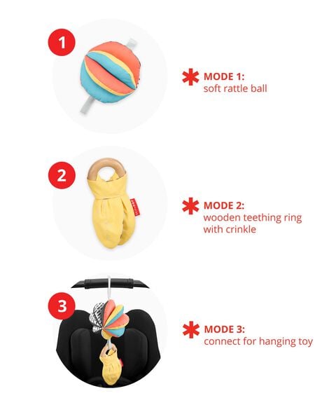  Product image 3 of Baby Discoverosity 3-in-1 Montessori-Inspired Baby Stroller Toy