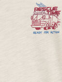 Cream - Baby Firefighter Rescue Graphic Tee, Selected