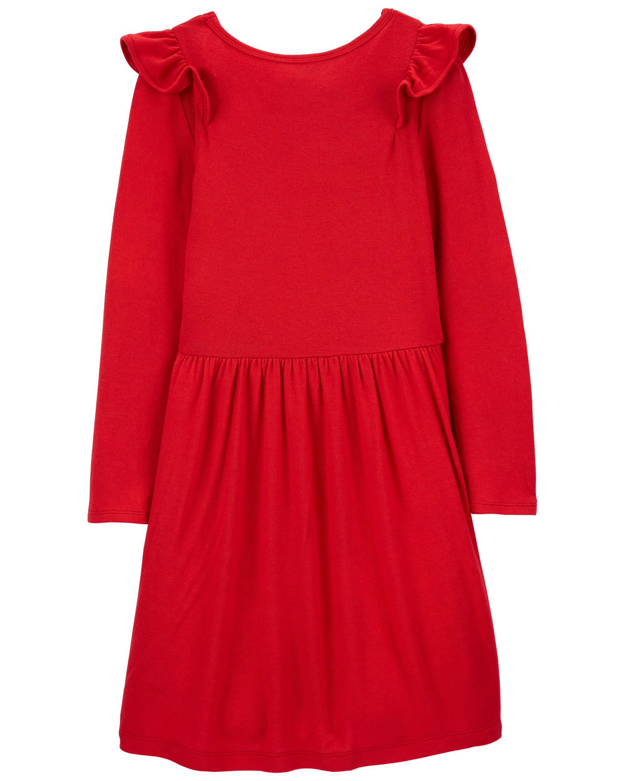 carter's star holiday skirt dress