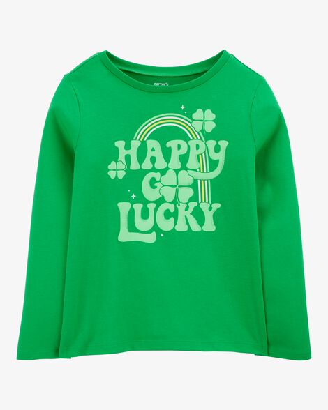  Product image 1 of Kid Lucky St. Patrick's Day Cotton Blend Graphic Tee