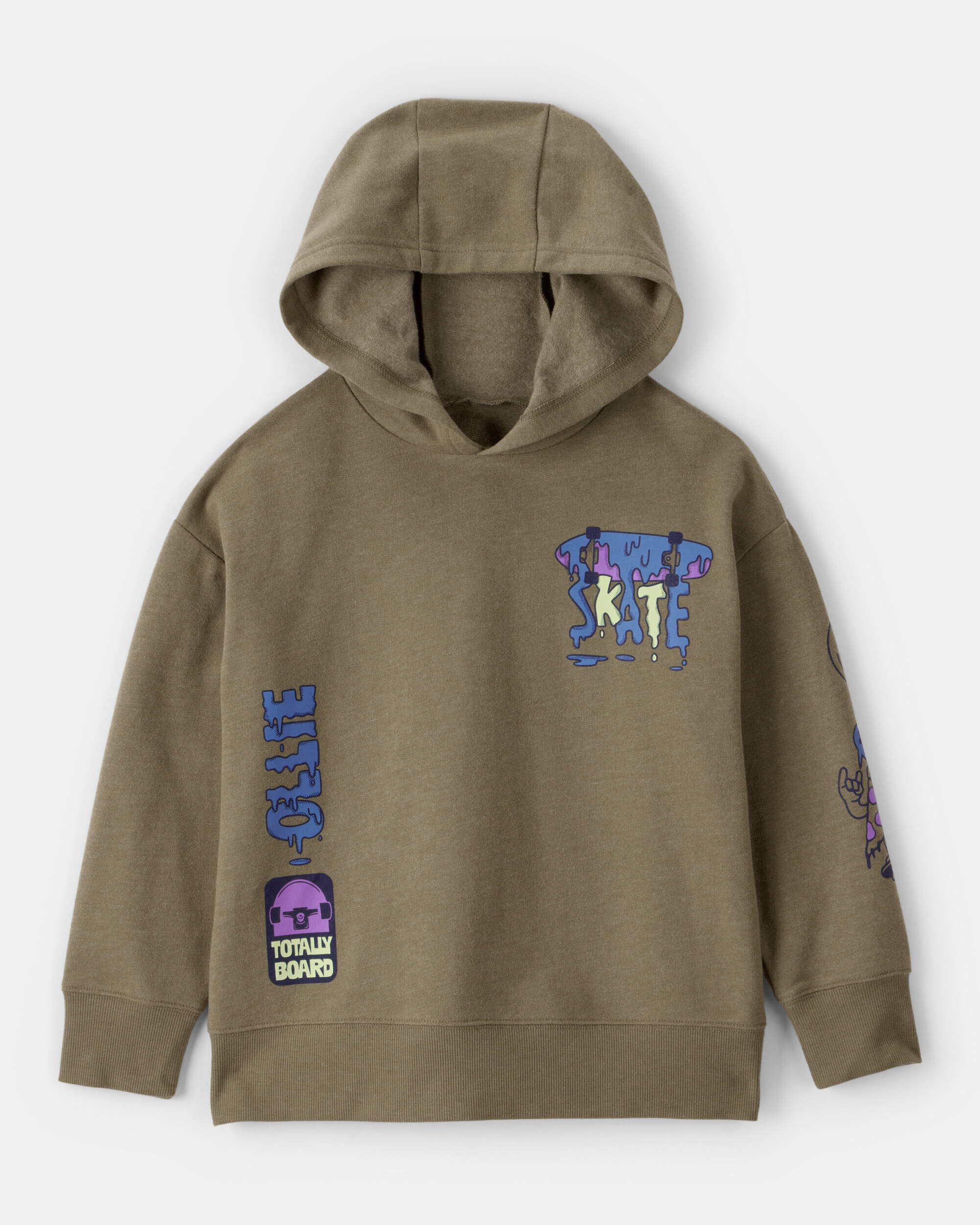 トップス Kartoon Boys DayDream Fleece OshKosh Logo Zip Jacket - Black
