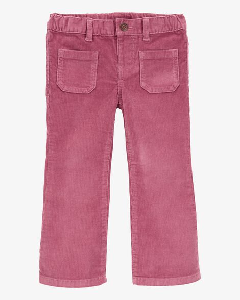  Product image 1 of Baby Flared-Leg Corduroy Pants - Pink
