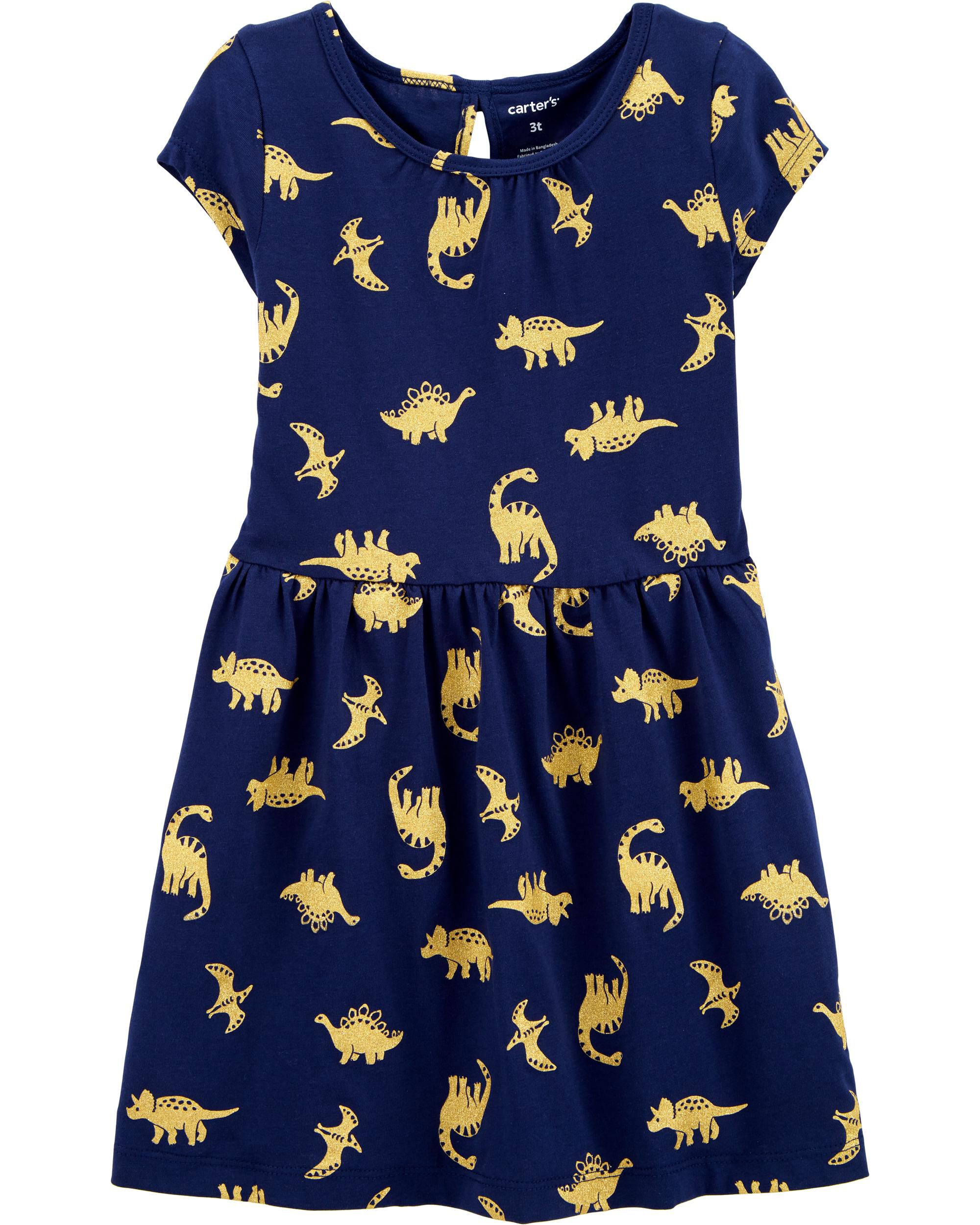 carters dinosaur dress