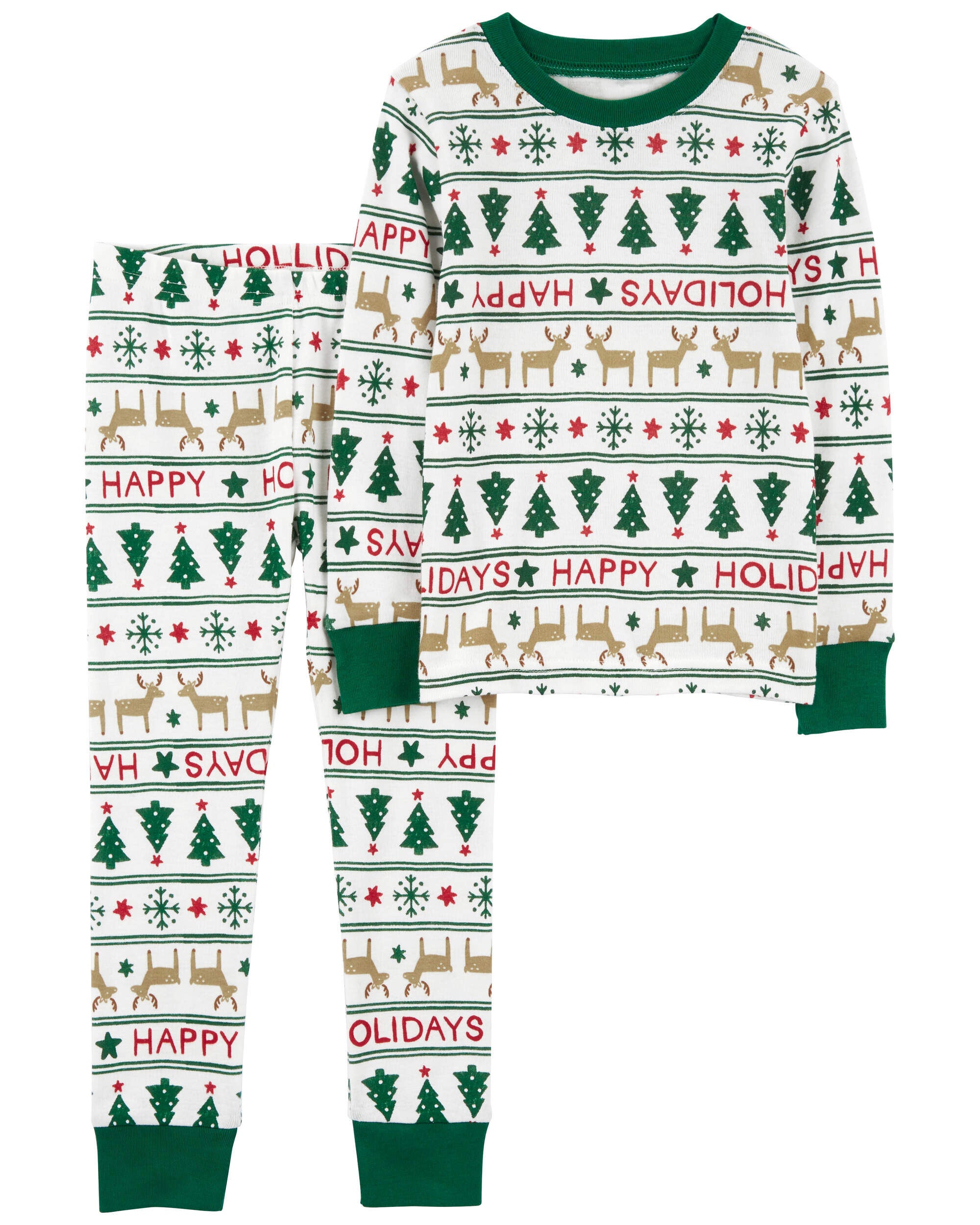 Toddler 2 Piece Fair Isle 100 Snug Fit Cotton Pajamas Carter s Carter s