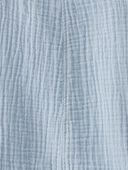 Seal Blue - Toddler Organic Cotton Gauze Shortall, Selected