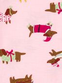 Pink - Toddler 2-Piece Christmas Dog PurelySoft Pajamas, Selected
