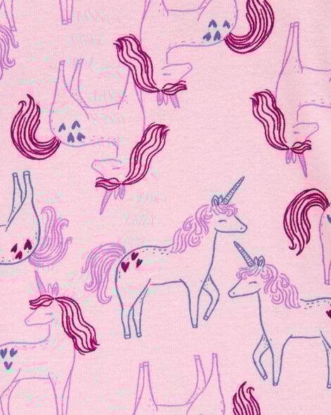 Product image 3 of Baby 4-Piece Unicorn 100% Snug Fit Cotton Pajamas