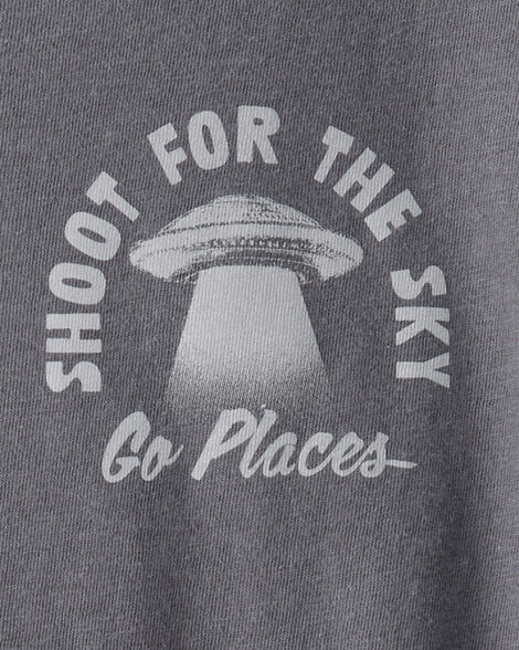  Product image 3 of Boys Shoot For The Sky Long-Sleeve Graphic Tee - Grey