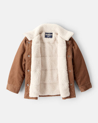 Product image 2 of Toddler Boy Corduroy Long-Sleeve Fashion Jacket - Brown