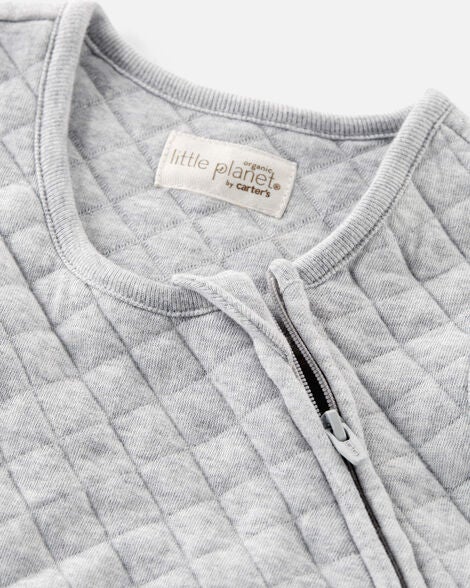  Product image 3 of Baby Doubleknit Zip Wearable Blanket Made with Organic Cotton
